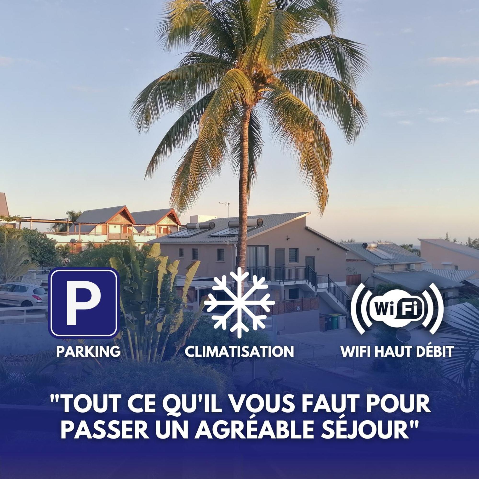 לה סאלין לה ביינס Le Tamarin Bleu - Studio A 300 M De La Plage מראה חיצוני תמונה